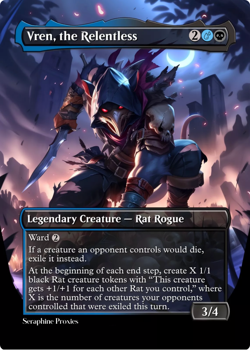 Vren, the Relentless - High Quality Altered Art Custom Cards - Image 1