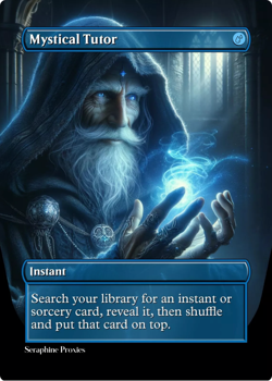 Mystical Tutor - High Quality Altered Art Custom Cards - Image 1