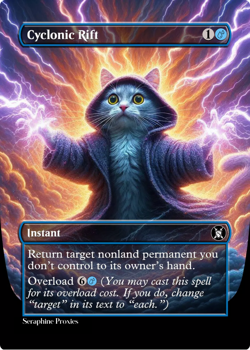 Cyclonic Rift - High Quality Altered Art Custom Cards - Image 1