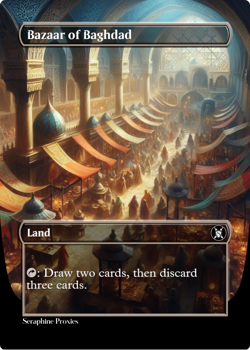 Bazaar of Baghdad - High Quality Altered Art Custom Cards - Image 1