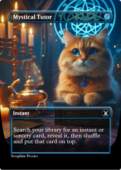 Mystical Tutor - High Quality Altered Art Custom Cards - Image 1