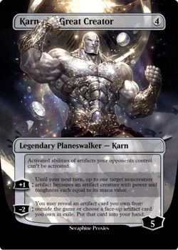 Karn, the Great Creator - High Quality Altered Art Custom Cards - Image 1