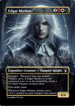 Edgar Markov - High Quality Altered Art Custom Cards - Image 1