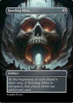 Howling Mine - High Quality Altered Art Custom Cards - Image 1