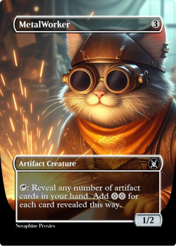 Metalworker - High Quality Altered Art Custom Cards - Image 1