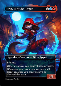 Bria, Riptide Rogue - High Quality Altered Art Custom Cards - Image 1