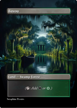 Bayou - High Quality Altered Art Custom Cards - Image 1
