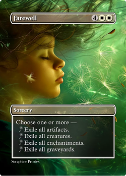 Farewell - High Quality Altered Art Custom Cards - Image 1