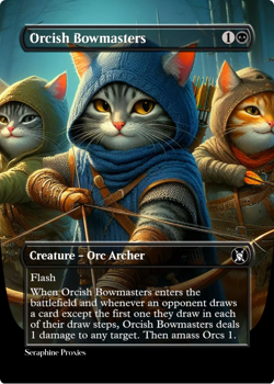 Orcish Bowmasters - High Quality Altered Art Custom Cards - Image 1
