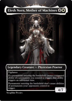 Elesh Norn, Mother of Machines - High Quality Altered Art Custom Cards - Image 1
