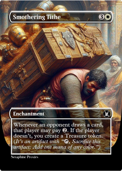 Smothering Tithe - High Quality Altered Art Custom Cards - Image 1