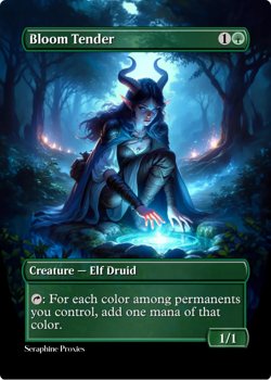 Bloom Tender - High Quality Altered Art Custom Cards - Image 1