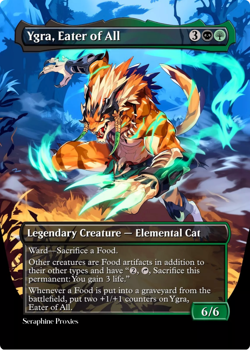 Ygra, Eater of All - High Quality Altered Art Custom Cards - Image 1