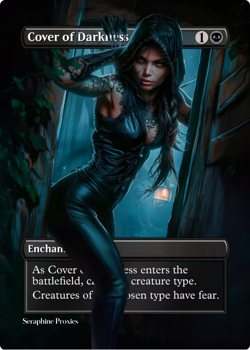 Cover of Darkness - High Quality Altered Art Custom Cards - Image 1