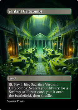 Verdant Catacombs - High Quality Altered Art Custom Cards - Image 1