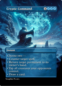 Cryptic Command - High Quality Altered Art Custom Cards - Image 1