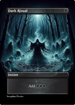 Dark Ritual - High Quality Altered Art Custom Cards - Image 1