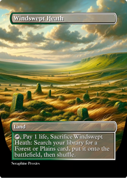 Windswept Heath - High Quality Altered Art Custom Cards - Image 1