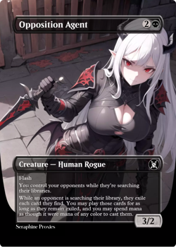 Opposition Agent - High Quality Altered Art Custom Cards - Image 1