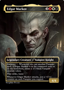 Edgar Markov - High Quality Altered Art Custom Cards - Image 1