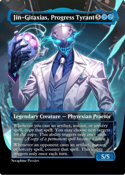 Jin-Gitaxias, Progress Tyrant - High Quality Altered Art Custom Cards - Image 1