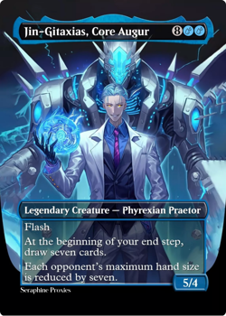 Jin-Gitaxias, Core Augur - High Quality Altered Art Custom Cards - Image 1