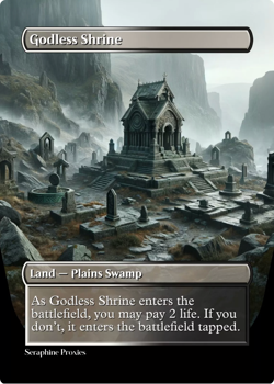 Godless Shrine - High Quality Altered Art Custom Cards - Image 1