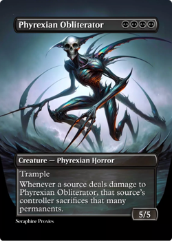 Phyrexian Obliterator - High Quality Altered Art Custom Cards - Image 1