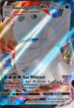Pokemon | SWSH04: Vivid Voltage | Galarian Darmanitan VMAX | 037/185 | NM Holo - Image 1