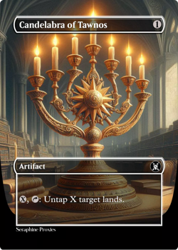 Candelabra of Tawnos - High Quality Altered Art Custom Cards - Image 1