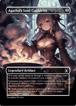 Agatha's Soul Cauldron - High Quality Altered Art Custom Cards - Image 1