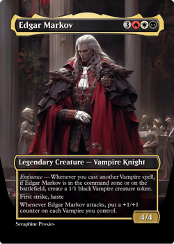 Edgar Markov - High Quality Altered Art Custom Cards - Image 1