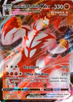 Pokemon | SWSH05: Battle Styles | Single Strike Urshifu VMAX | 086/163 | NM Holo - Image 1