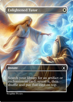 Enlightened Tutor - High Quality Altered Art Custom Cards - Image 1