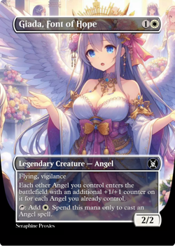Giada, Font of Hope - High Quality Altered Art Custom Cards - Image 1