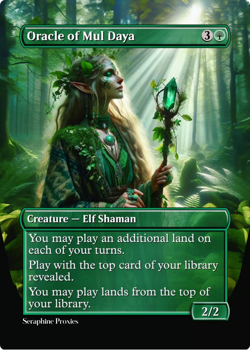 Oracle of Mul Daya - High Quality Altered Art Custom Cards - Image 1