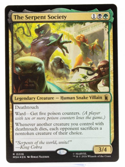 The Serpent Society Marvel Super Heroes 0226 Rare MTG Foil NM - Image 1