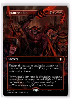 Insurrection (Borderless) 699 Commander Masters CMM NM - Image 1