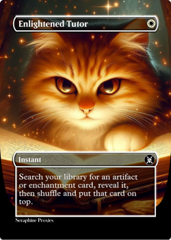Enlightened Tutor - High Quality Altered Art Custom Cards - Image 1
