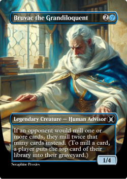 Bruvac the Grandiloquent - High Quality Altered Art Custom Cards - Image 1