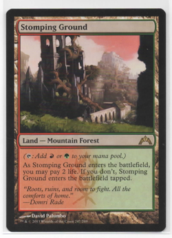 MTG - Stomping Ground (Regular) - Gatecrash - LP - Image 1