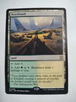 Brushland 295 R Commander: Bloomburrow Magic: The Gathering Near Mint - Image 1