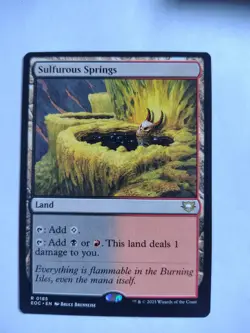 Sulfurous Springs 185 R Commander: Edge of Eternities Magic: The Gathering NM/M - Image 1