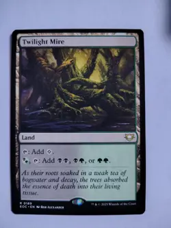 Twilight Mire 189 R Commander: Edge of Eternities Magic: The Gathering Near Mint - Image 1