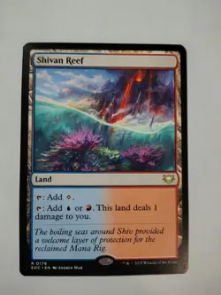 Shivan Reef 179 R Commander: Edge of Eternities Magic: The Gathering Near Mint - Image 1