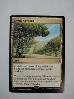 Exotic Orchard 155 R Commander: Aetherdrift Magic: The Gathering Near Mint - Image 1