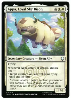 Appa, Loyal Sky Bison - 0009 - Avatar: The Last Airbender TLA - MTG - NM/M - Image 1
