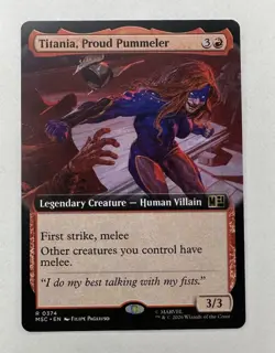 Magic: The Gathering - Titania, Proud Pummeler | Marvel | R 0374 | NM - Image 1