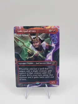 Loki, God of Lies (Borderless) Commander: Marvel Super Heroes Regular - Image 1