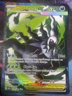 Mega Darkrai ex 101/084 Ultra Rare - Pitch Black Pokemon TCG Full Art - Image 1